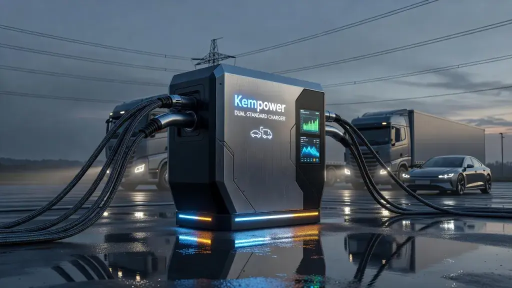 Kempower Debuts Dual-Standard Charger Bridging Cars and Heavy Trucks